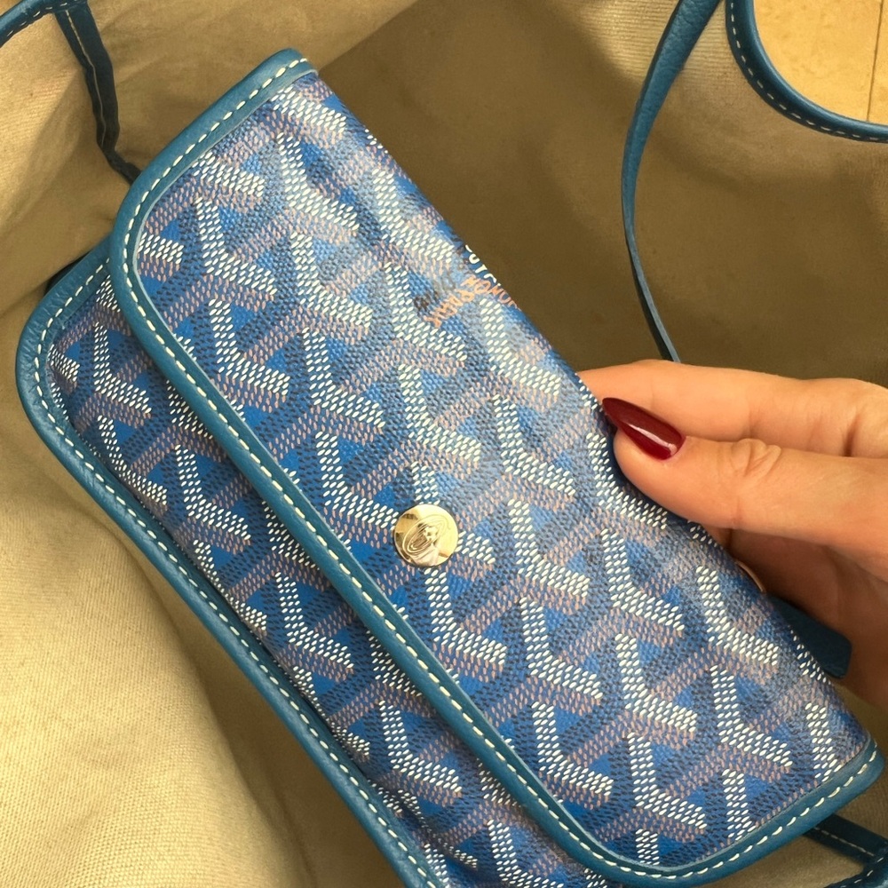 Goyard Blue Tote Bag - Picture 8 of 11